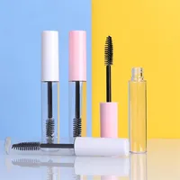 5 Pieces 10ml Empty Mascara Tube Wand Eyelash Cream Container Bottle Sample Vials With Rubber Inserts Refillable Bottles3121
