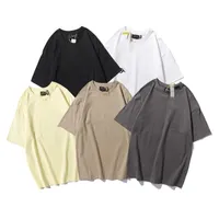 2022 Spring Koszulki Lato Spadek Polo Koszulka 3D Silicon Logos T-shirt Deskorolka Mężczyźni Kobiety Krótki Rękaw Dorywczo Moda Wszechstronny Czarny I Biały