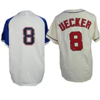 Bob Uecker Jersey Vintage Cream White Pellover Home Way All Shited Cool Base