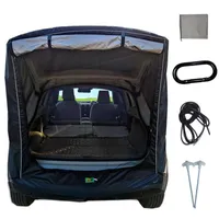 Tents And Shelters Car Trunk Tent Outdoor Self-drive Tour Tail Extension Sunshade Rainproof BBQ Camping Rear Awning For SUV Hatchback