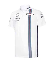 F1 Ceket Sezon Yarış Takımı Kısa kollu yakalı T-Shirt Polo Gömlek Formül 1 Takım Bakım Hizmeti Özel Yapımı Aynı
