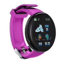 New D18 Smart Wristbands Watches سوار مضاد للماء معدل ضربات القلب Proom292V