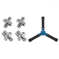 Pcs Threaded Screw Adapter For Camera/ Tripod & 1 Set M1 3 Legs Feet Monopod Holder Support Stand Base Tripods Nath22