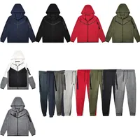 Deisnger tech fleece hoodie men man two zip jacket techfleece hoodies long sleeve jackets jogger tracksuit mens tracksuits sweatpants pant