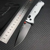BenchMade 535BK-4 Ось оси складной нож 3,24 дюйма M390 Black DLC простые лезвия, обработанные алюминиевые ручки