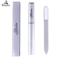 Biutee Glass Files ER With Case File Art Tips Professional Pedicure Manicure Finger Toe Nail Tools 220707
