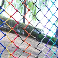Outdoor Security Nets Outdoors Fall Climbing Set Nets Nets Kolorowe Nylon Woven Hemp Liny Dekoracyjna sieć