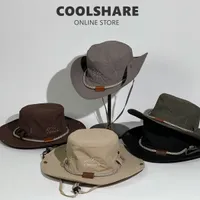 Wide Brim Hats Camping Outdoor Adventure Fish Cap for Men and Women Quick Dry Bucket Hat