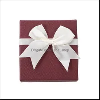 Oglądaj pudełka akcesoria Watchy Bowknot czerwony pakiet dla kobiet dziewczynki biżuteria pudełko prezent dostawa 2021 yavlt