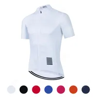 2022 Nowe ubrania Tops Tracksuit Men Jersey Białe rower Szybki suchy rower krótkie rękawy Mtb Mallot Ciclismo Enduro koszule rowerowe