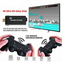4K Ultra HD U8 Game Console Stick HD Output Nostalgic host PS1 Emulators Double 2 4G Wireless Gamepad Controller TV Video Games Do293M
