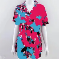 7Style Brand Design Женщины Пара весна летние пижамы, набор домашней текстиль Let319p