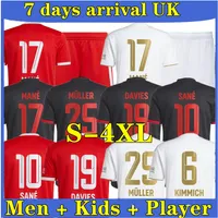 22 23 S-4XL Lewandowski Soccer Jerseys Player Version Sane Bayern M￼nchen Goretzka Coman Davies Muller Kimmich Football Shirts Men Kid Kit 2022 2023 Uniforms Tops