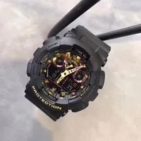 2022 صدمة الأصلي Men Men Sport WR200AR G Watches Army Grility Watchlocking Watch Watch All Pointer Work Digital Wristwatch G100