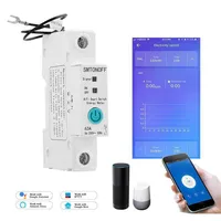 1P eWelink Single phase Din rail WIFI Smart Energy Meter Power Consumption kWh Meter wattmeter with Alexa google for Smart home1267p
