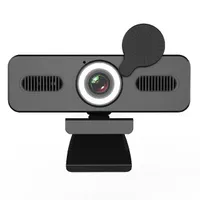 كاميرات الويب 1080P 2K 4K كاميرا ويب HD كاميرا الويب دراسة الدردشة Work PC Laptop سطح المكتب USB مع ميكروفون Webcamera Home Live Cam