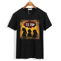 Erkek Tişörtler Tasarımlar Sokak Giyim Zz Top Rock 3D Vintage Araba Marka Siyah Gömlek Tshirt Fitness Hardrock Heavy Metal%100 Pamuk Camiseta Ropam