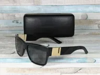 NOWOŚĆ 4296 Black Men Polaryzowane okulary przeciwsłoneczne 59 mm Designer Męskie Square Słońce okular