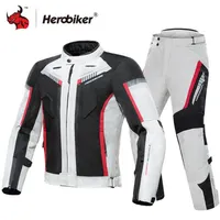Herobiker Winter Water impermeável jaqueta de motocicleta Men andando de moto jaqueta de moto Motocross de proteção de armadura com Linner243N