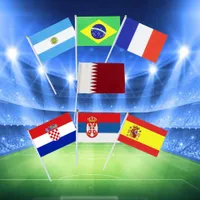 Yeni Dünya Kupası El Talk Flag 14x21cm Katar Brezilya Hayranları Tezahürat Bayrağı