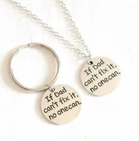 If Dad Can''t Fix It No One Can Necklace Pendant Clavicle Chain Choker Punk Hip Hop For Girls Women Men Party Tools Jewelry Bijoux Accessories