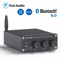 FOSI Audio BT20A Bluetooth TPA3116D2 Sound Power Amplifier 100 W Mini Hifi Stereo Class D Amp Bass Treble do kina domowego