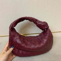 Venetas Handbags Designer Bottegav Women&#039;s Cow Horn Cloud Leather Woven Underarm Bag Advanced Sense Hand Shoulder Crossbody Bag 80UN 1s