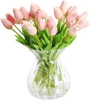 Ghirlande decorative ghirlande teste per tulipani artificiali bouquet per casa per la casa decorazione del matrimonio in ufficio