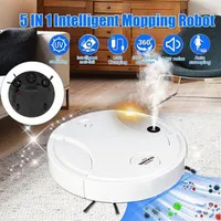 5-in-1 Intelligent Sweeping Robot Household Spray Ultraviolet Charging Sweeping Vacuuming Mopping 50W Cleaning Machine1252b