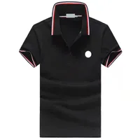 Luxury Designer mens Basic business polos T Shirt fashion france brand Men&#039;s T-Shirts embroidered armbands letter Badges pol