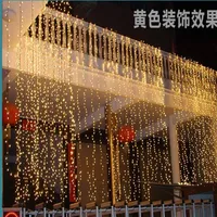 عيد الميلاد ضوء الزفاف النشاط الخلفية تخطيط منتجات الزخرفة منتجات 8 4M المياه شلال 1024LEL