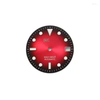 Reparatiehulpmiddelen kits mod Watchonderdelen 28,5 mm C3 Lumineuze rode dag kalendervenster Skx007 Dial geschikt voor NH35a NH36 MovementRepair RepairRepair hij