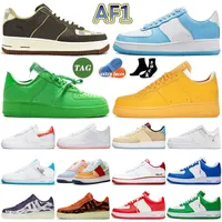 airforces 1 Shadow air forces One Low Sports Running Shoes Off White Black  Cactus Jack Trainers LVofffWhite Comet Red af1 Mens Womens Sneakers
