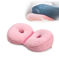 Cushion/Decorative Pillow Sale Latex Particles Comfortable Waist Cushions Multifunctional Pink Cushion Student Office Chair Plush Sitting