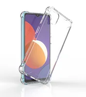 Transparent Shockproof Acrylic PC Back TPU Bumper Hybrid Cases for Samsung S22 S21 S20 Note20 Ultra S10 Plus S21FE A12 A13 A22 A32 A52 A03 Redmi Note10 Note9