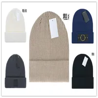 Yeni Tasarımcılar Kafatalar Başlıklar Erkekler İçin Beanie Kadınlar Lüks Beanie Bonnet Gorro Kafatası Kapağı Renk Mon Çizgili Şapkalar Droppin294a