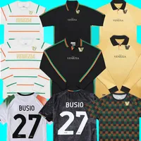 short long sleeve Venezia FC Soccer Jerseys home Black 21 22 23 Away Third ARAMU FORTE Venice 2022 2023 BUSIO Football Shirts 3rd Adult Kids Baby Kit Uniforms training