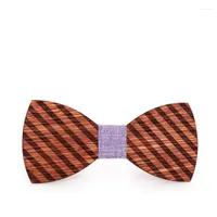 Handgemaakte natuurlijke houten bowtie voor herenpakken Kledingaccessoires Gentleman Wood Bow Tie Corbatas Hombre Pajarita Neck Ties