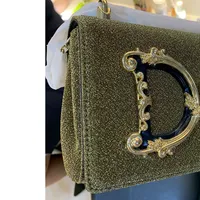 5A quality Cowhide luxury Chain Shoulder Brand Designer crossbody Bag Flap purse womens handbag Fashion Retro Lady Party clutch noble Grace Multicolor wallet