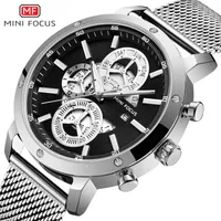 Wristwatches Fashion Men Watches Male Creative Business Hours Quartz Clock Stainless Steel Waterproof Watch Relogio Masculino Whatches