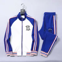 Designer Herrkvinnor med Sportswear Sweatshirt Set Jacket Hoodie Pants Asian Size M-3XL