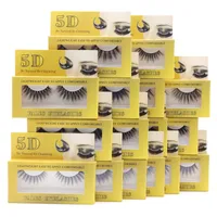 3D Mink Eyelashes 16 stijlen Groothandel Wimper Cruely Free Natural Long Faux Mink Lash Full Strip Ultra Wispies Fluffy False Eye Washes Extension Makeup