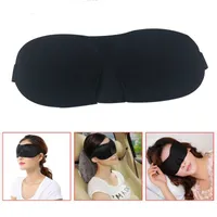Newst 3d sovande ögonmask resa vila hjälp sova masker täcker plåster paddlad mjuk blindfold slappna av massager