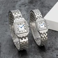Gli orologi per coppia di moda sono realizzati con un quarzo in acciaio inossidabile di alta qualit￠ da donna elegante tavolo da diamante nobile da 50 metri watch impermeabile