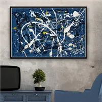Gemälde Art Jackson Pollock abstraktes Malmalerei psychedelisches Poster und Drucke Leinwand Wandbilder Home Decor273t