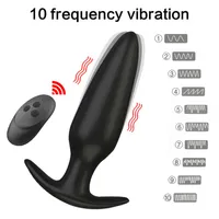 Stecker Vibration Butt Dildo Vibrator Prostata Massage Wireless Fernbedienung Anal Plug G-Punkt-Stimulator Sexspielzeug für Mann/Woman267o