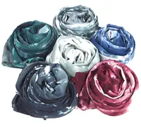 Scarves Arrival Ombre Tie-dyed Chiffon Scarf Hijabs Printed Shawls Women Large Size Muslim Headscarf WrapsScarves