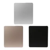 Mouse Pads & Wrist Rests Aluminum Alloy Pad With Non-Slip Rubber Bottom Anti Slip MousepadMouse