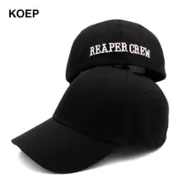SOA Cappelli neri Sons of Anarchy for Reaper Crew ha montato le lettere da berretto da baseball da donna ricamato uomini di cappello hip hop