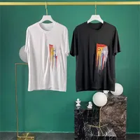 Franska lyxkläder De nya mäns T-shirts Designer Polo-skjortor Kort ärm broderade bokstäver T-shirt Mönster Kvinnors pullover högkvalitativ solid färg tees